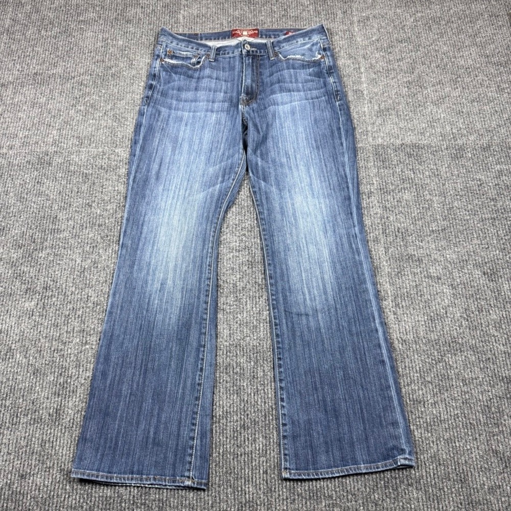 Lucky Brand 367 Vintage Boot Jeans Mens 33x32 Blue Denim Stretch Pants